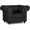 DECO IN PARIS Fauteuil Chesterfield En Simili Cuir Noir- WILSTON - Noir 1 DECO IN PARIS Fauteuil Chesterfield En Simili Cuir Noir- WILSTON - Noir -Pas Cher Fauteuil Magasin 52694535 1