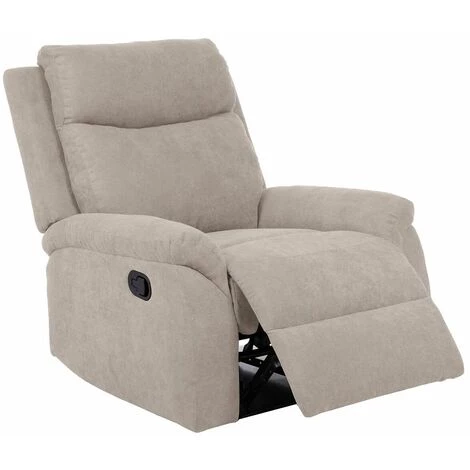 ALTOBUY SACRAMENTO - Fauteuil Relax Manuel Tissu Gris Taupe - Gris 3 ALTOBUY SACRAMENTO - Fauteuil Relax Manuel Tissu Gris Taupe - Gris