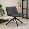 DIMEHOUSE Leon Fauteuil Industriel Gris Rotatif - Anthracite -Pas Cher Fauteuil Magasin 53527302 1