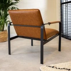 DIMEHOUSE Mitch Fauteuil Industriel Marron - Marron 7 DIMEHOUSE Mitch Fauteuil Industriel Marron - Marron -Pas Cher Fauteuil Magasin 53547685 3