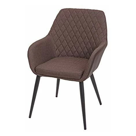 NOVA Ensemble 6 Chaises Fauteuils Pour La Salle à Manger En Tissu Est En Cuir épo-cuir Marron 5 NOVA Ensemble 6 Chaises Fauteuils Pour La Salle à Manger En Tissu Est En Cuir épo-cuir Marron – Image 3