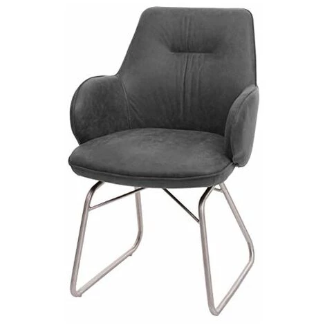 NOVA Fauteuil De Chaise Avec Siège à Bascule Avec Assiettes En Tissu Avec Différentes Couleurs Couleur : Gris 3 NOVA Fauteuil De Chaise Avec Siège à Bascule Avec Assiettes En Tissu Avec Différentes Couleurs Couleur : Gris