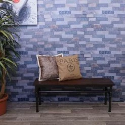 NOVA Banc De Design Industriel En Bois Peint Et Bois D'orme -Pas Cher Fauteuil Magasin 53577108 2