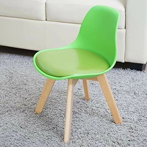 NOVA Ensemble De 2 Chaises Pour Enfants En Plastique Avec Une Séance D'éco-cuir Couleur : VERT 7 NOVA Ensemble De 2 Chaises Pour Enfants En Plastique Avec Une Séance D'éco-cuir Couleur : VERT – Image 5