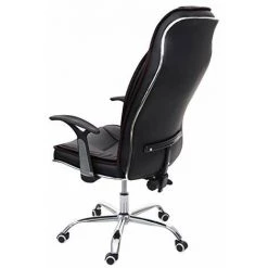 NOVA Chaise De Bureau Ergonomique Pivotante Pour Fauteuil En Cuir écologique à Différentes Couleurs Couleur : NOIR -Pas Cher Fauteuil Magasin 53577831 5