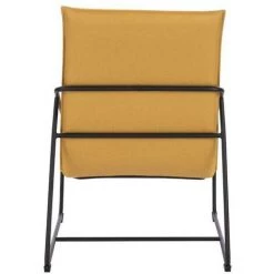 AUTRES LOGAN Fauteuil - Pied En Métal - Tissu Jaune - L 65 X P 84 X H 88 Cm -Pas Cher Fauteuil Magasin 53581178 5