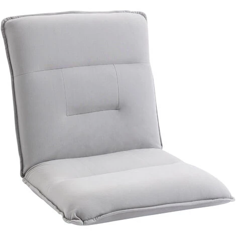 HOMCOM Fauteuil Convertible Fauteuil Paresseux Grand Confort Inclinaison Dossier Multipositions 90°-180° Métal Lin Gris Clair 3 HOMCOM Fauteuil Convertible Fauteuil Paresseux Grand Confort Inclinaison Dossier Multipositions 90°-180° Métal Lin Gris Clair