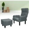 SZYB Fauteuil Inclinable Réglable De Chaise De Sofa De Chaise Longue Avec Des Meubles De Bureau à La Maison De Repose-pieds (gris) 2 SZYB Fauteuil Inclinable Réglable De Chaise De Sofa De Chaise Longue Avec Des Meubles De Bureau à La Maison De Repose-pieds (gris) -Pas Cher Fauteuil Magasin 53612736 1