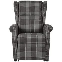 Fauteuil De Massage Inclinable Tissu Gris VidaXL -Pas Cher Fauteuil Magasin 53634104 3