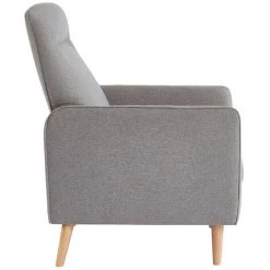 BAïTA Fauteuil JOSEPH En Tissu Gris Inclinable - Gris 11 BAïTA Fauteuil JOSEPH En Tissu Gris Inclinable - Gris -Pas Cher Fauteuil Magasin 53818794 5