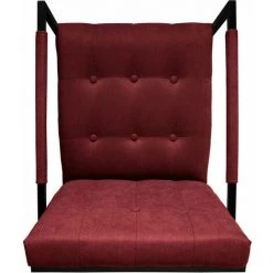 SVITA JONES Fauteuil Relax Lounge Avec Coussins D'assise Et De Dossier Lounge Rouge -Pas Cher Fauteuil Magasin 53853035 4