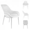 JARDIRICODECO Fauteuil Malibu Blanc -Pas Cher Fauteuil Magasin 53958240 1