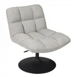 JARDIRICODECO Fauteuil Pivotant Anton Gris 7 JARDIRICODECO Fauteuil Pivotant Anton Gris -Pas Cher Fauteuil Magasin 53958411 3