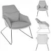 JARDIRICODECO Fauteuil Mora Tissu Gris 2 JARDIRICODECO Fauteuil Mora Tissu Gris -Pas Cher Fauteuil Magasin 53958422 1