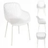 JARDIRICODECO Fauteuil Outdoor Ibiza Blanc 2 JARDIRICODECO Fauteuil Outdoor Ibiza Blanc -Pas Cher Fauteuil Magasin 53958466 1