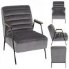 JARDIRICODECO Fauteuil Marius Gris -Pas Cher Fauteuil Magasin 53958586 1
