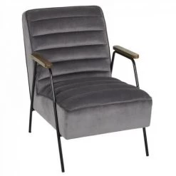 JARDIRICODECO Fauteuil Marius Gris -Pas Cher Fauteuil Magasin 53958586 3