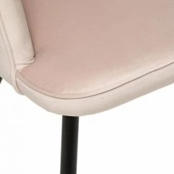 ATMOSPHERA, CRÉATEUR D'INTÉRIEUR Fauteuil Velours Isora Pétale - Rose -Pas Cher Fauteuil Magasin 54029296 3