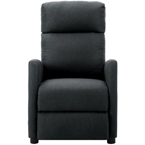 Hommoo Fauteuil Inclinable Gris Fonce Tissu 4 Hommoo Fauteuil Inclinable Gris Fonce Tissu â Image 2