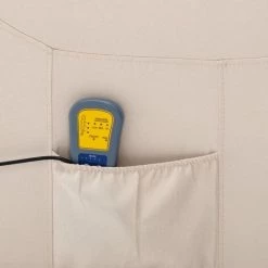 Hommoo Fauteuil Inclinable De Massage Creme Tissu -Pas Cher Fauteuil Magasin 54056889 3