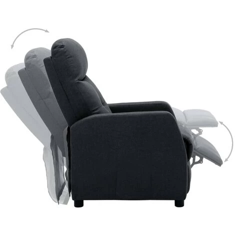 Hommoo Fauteuil Inclinable Electrique Gris Fonce Tissu 5 Hommoo Fauteuil Inclinable Electrique Gris Fonce Tissu – Image 3