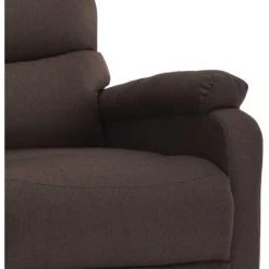 Hommoo Fauteuil Inclinable Electrique De Massage Marron Tissu 9 Hommoo Fauteuil Inclinable Electrique De Massage Marron Tissu -Pas Cher Fauteuil Magasin 54057401 3