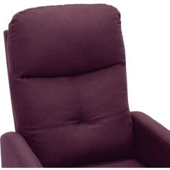 Hommoo Fauteuil Inclinable Electrique Violet Tissu 11 Hommoo Fauteuil Inclinable Electrique Violet Tissu -Pas Cher Fauteuil Magasin 54058471 5