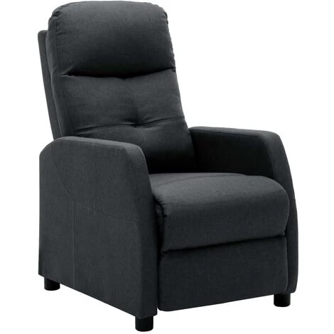 Hommoo Fauteuil Inclinable Gris Fonce Tissu 4 Hommoo Fauteuil Inclinable Gris Fonce Tissu – Image 2