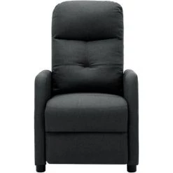 Hommoo Fauteuil Inclinable Gris Fonce Tissu 10 Hommoo Fauteuil Inclinable Gris Fonce Tissu -Pas Cher Fauteuil Magasin 54059090 4