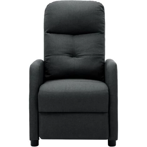 Hommoo Fauteuil Inclinable Gris Fonce Tissu 6 Hommoo Fauteuil Inclinable Gris Fonce Tissu – Image 4