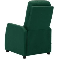 Hommoo Fauteuil Inclinable Electrique De Massage Vert Fonce Tissu -Pas Cher Fauteuil Magasin 54059560 4