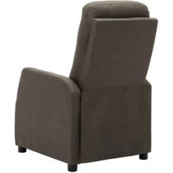 Hommoo Fauteuil Inclinable Electrique Taupe Tissu 10 Hommoo Fauteuil Inclinable Electrique Taupe Tissu -Pas Cher Fauteuil Magasin 54060427 4