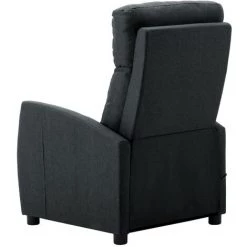 Hommoo Fauteuil De Massage Inclinable Electrique Gris Fonce Tissu 10 Hommoo Fauteuil De Massage Inclinable Electrique Gris Fonce Tissu -Pas Cher Fauteuil Magasin 54060429 4