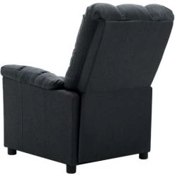 Hommoo Fauteuil Inclinable Electrique Gris Fonce Tissu -Pas Cher Fauteuil Magasin 54062295 4