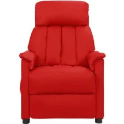 Fauteuil Inclinable Similicuir Rouge Bordeaux VidaXL 9 Fauteuil Inclinable Similicuir Rouge Bordeaux VidaXL -Pas Cher Fauteuil Magasin 54142024 3