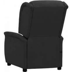 Fauteuil Inclinable De Massage Tissu Microfibre Noir VidaXL 10 Fauteuil Inclinable De Massage Tissu Microfibre Noir VidaXL -Pas Cher Fauteuil Magasin 54142035 4