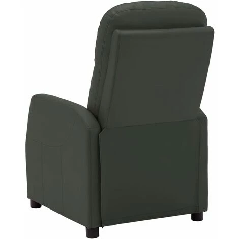 Hommoo Fauteuil Inclinable Anthracite Similicuir 7 Hommoo Fauteuil Inclinable Anthracite Similicuir – Image 5