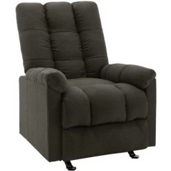 Hommoo Fauteuil Inclinable Taupe Tissu