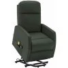 Hommoo Fauteuil Inclinable De Massage Anthracite Similicuir -Pas Cher Fauteuil Magasin 54152484 1