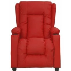 Fauteuil De Massage Inclinable Similicuir Rouge Bordeaux VidaXL -Pas Cher Fauteuil Magasin 54664860 3