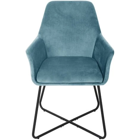 SVITA JOSIE Dining Set De 2 Chaises De Salle à Manger Fauteuil Chaise Rembourrée Velours Pétrole 5 SVITA JOSIE Dining Set De 2 Chaises De Salle à Manger Fauteuil Chaise Rembourrée Velours Pétrole – Image 3