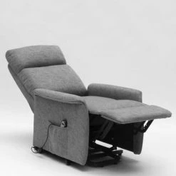 LE ROI DU RELAX Fauteuil Relax électrique 2 Moteurs Système Lève-personnes Pour Seniors Giorgia+ | Couleur: Gris -Pas Cher Fauteuil Magasin 54686356 4
