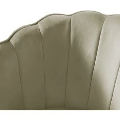 BAïTA Fauteuil CALLISTA En Velours Beige Avec Pieds Noir Et Doré - Beige 9 BAïTA Fauteuil CALLISTA En Velours Beige Avec Pieds Noir Et Doré - Beige -Pas Cher Fauteuil Magasin 54692656 3