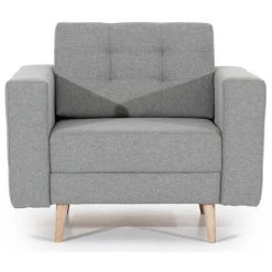 LES TENDANCES Fauteuil Matelassé Velours Vert Sapin Et Bois Clair Anska 8 LES TENDANCES Fauteuil Matelassé Velours Vert Sapin Et Bois Clair Anska -Pas Cher Fauteuil Magasin 54841586 2