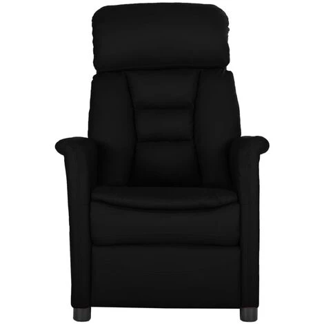Fauteuil Inclinable Électrique Similicuir Noir VidaXL 5 Fauteuil Inclinable Électrique Similicuir Noir VidaXL – Image 3