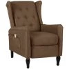 YOUTHUP Fauteuil De Massage Inclinable Marron Tissu - Brun