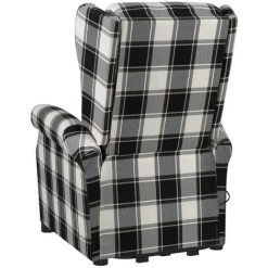 YOUTHUP Fauteuil De Massage Inclinable Marron Et Blanc Tissu - Brun -Pas Cher Fauteuil Magasin 55260691 5
