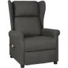 YOUTHUP Fauteuil De Massage Inclinable Gris Foncé Tissu - Gris 1 YOUTHUP Fauteuil De Massage Inclinable Gris Foncé Tissu - Gris -Pas Cher Fauteuil Magasin 55260694 1