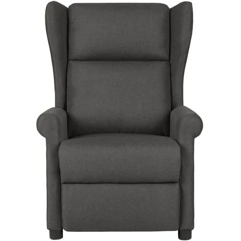 YOUTHUP Fauteuil De Massage Inclinable Gris Foncé Tissu - Gris 4 YOUTHUP Fauteuil De Massage Inclinable Gris Foncé Tissu - Gris – Image 2