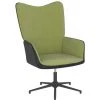 YOUTHUP Chaise De Relaxation Vert Clair Velours Et PVC - Vert 2 YOUTHUP Chaise De Relaxation Vert Clair Velours Et PVC - Vert -Pas Cher Fauteuil Magasin 55260751 1